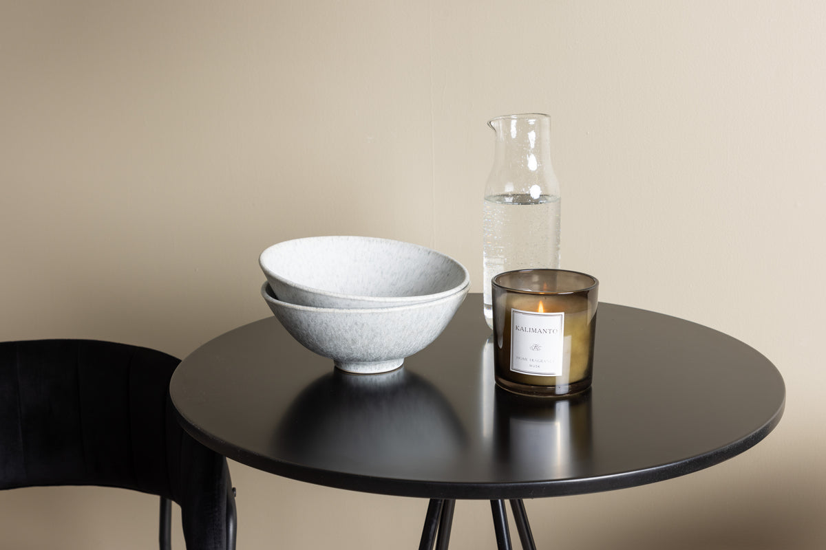 Venture Design Lui & Bistro Barstolar 2-pack Svart + Barbord ⌀60 Svart