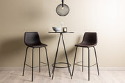 Venture Design Alexi & Bistro Barstolar 2-pack Brun + Barbord ⌀60 Svart