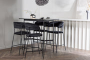 Venture Design Rax & Lui Barbord 120 x 60 Svart + Barstolar 2-pack Svart