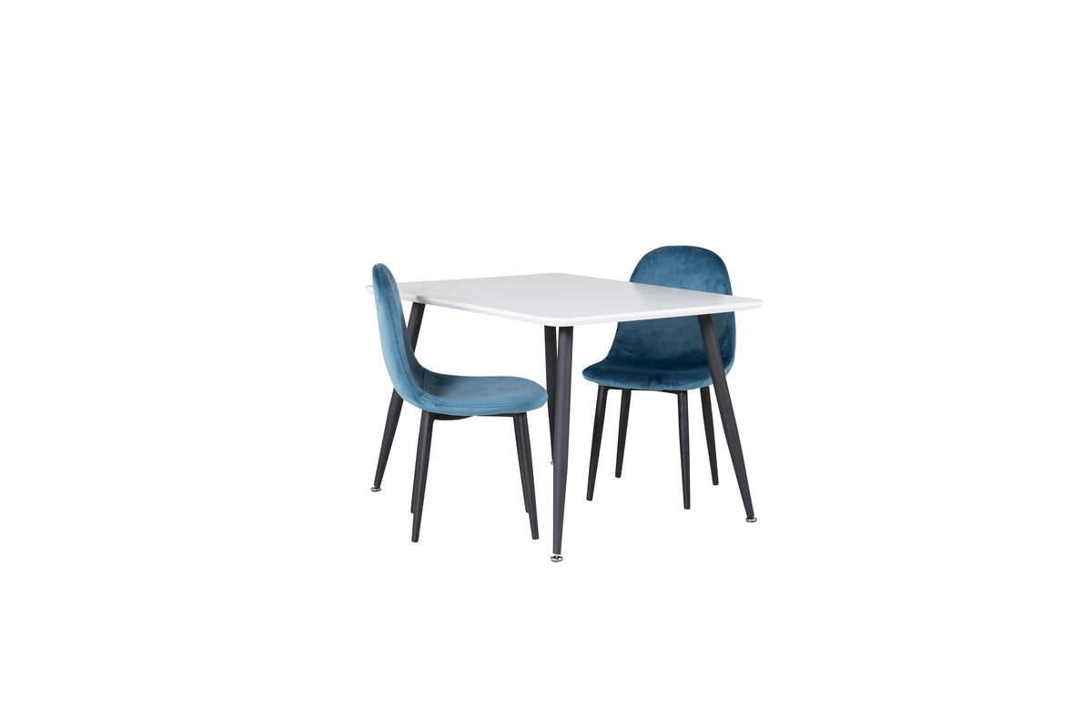 Venture Design Polar Barnstolar Blå + Barnbord 50 x 80 x 60