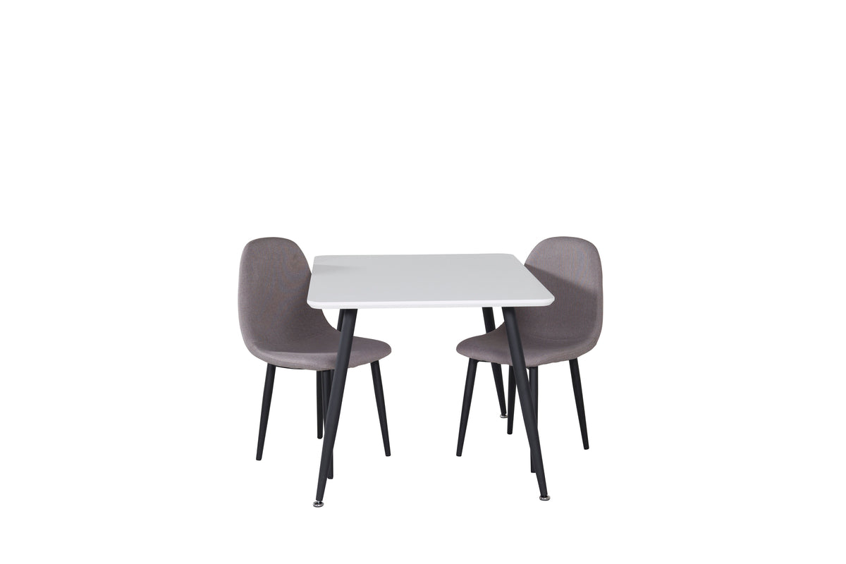 Venture Design Polar Barnstolar Grå + Barnbord 50 x 80 x 60