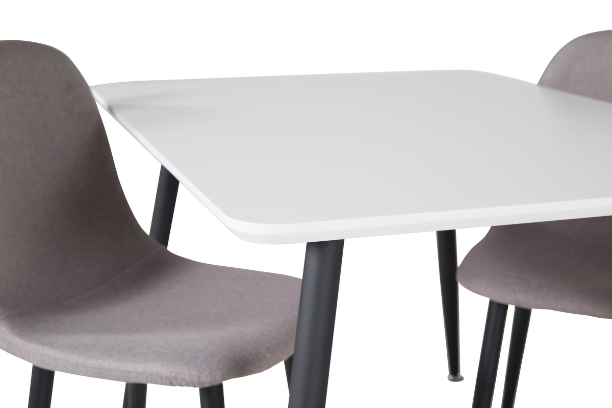 Venture Design Polar Barnstolar Grå + Barnbord 50 x 80 x 60
