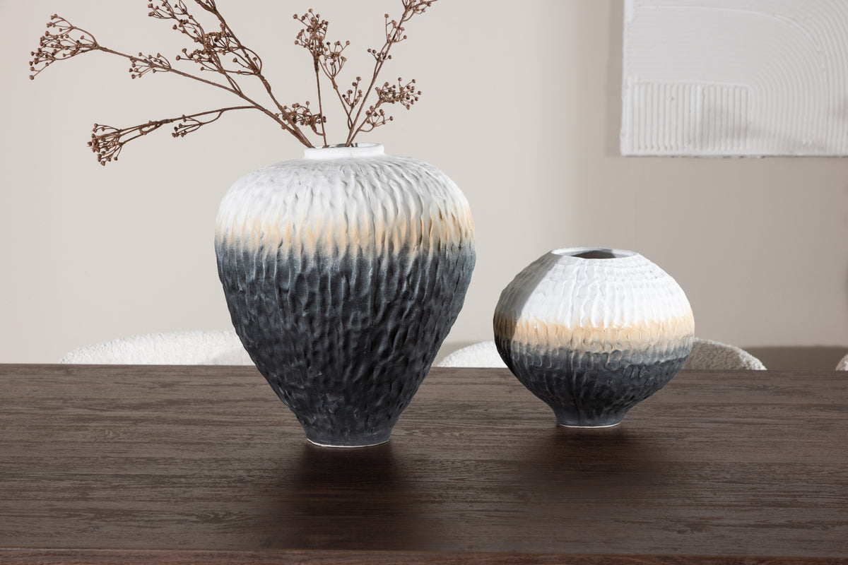 Venture Design Agnes & Olivia Matstolar 2-pack Vit + Rektangulära Matbord 210 x 100 Mocka