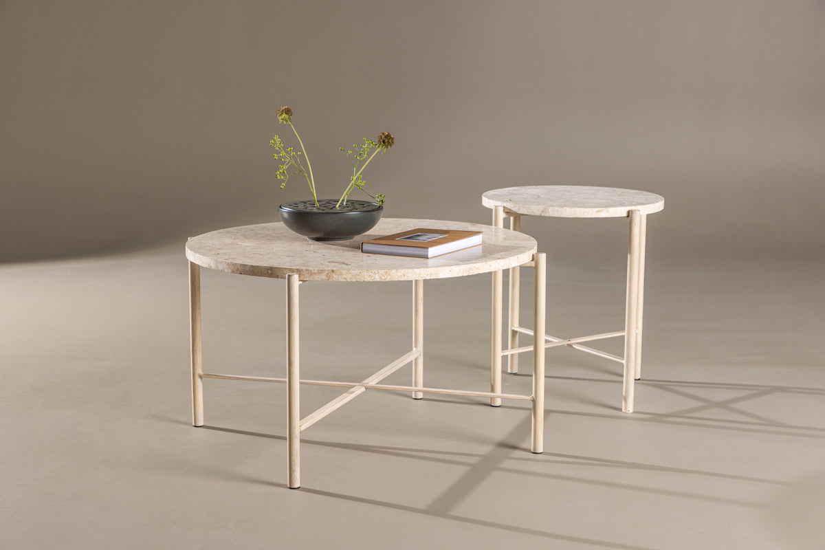 Venture Design Sandhamn Soffbord Ø70 ø40 Beige