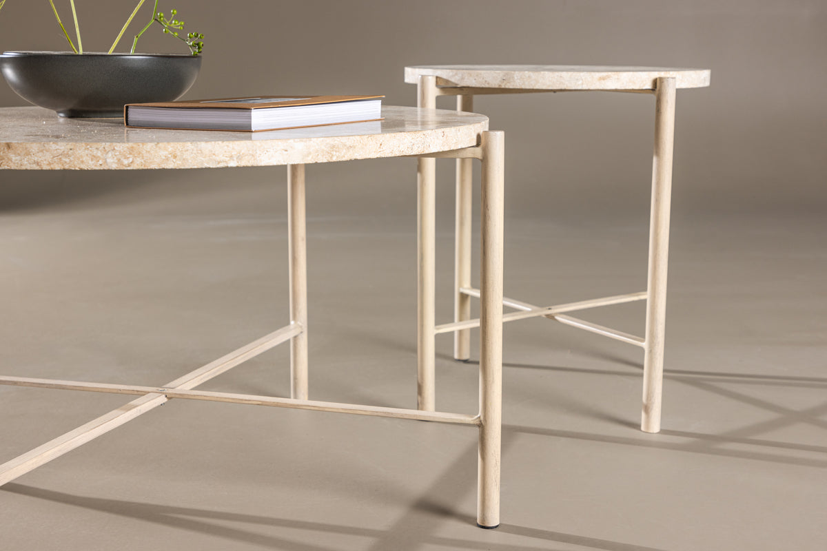 Venture Design Sandhamn Soffbord Ø70 ø40 Beige