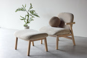 Venture Design Rile Ottoman 60 x 42 x 70 Beige + Fåtöljer Beige