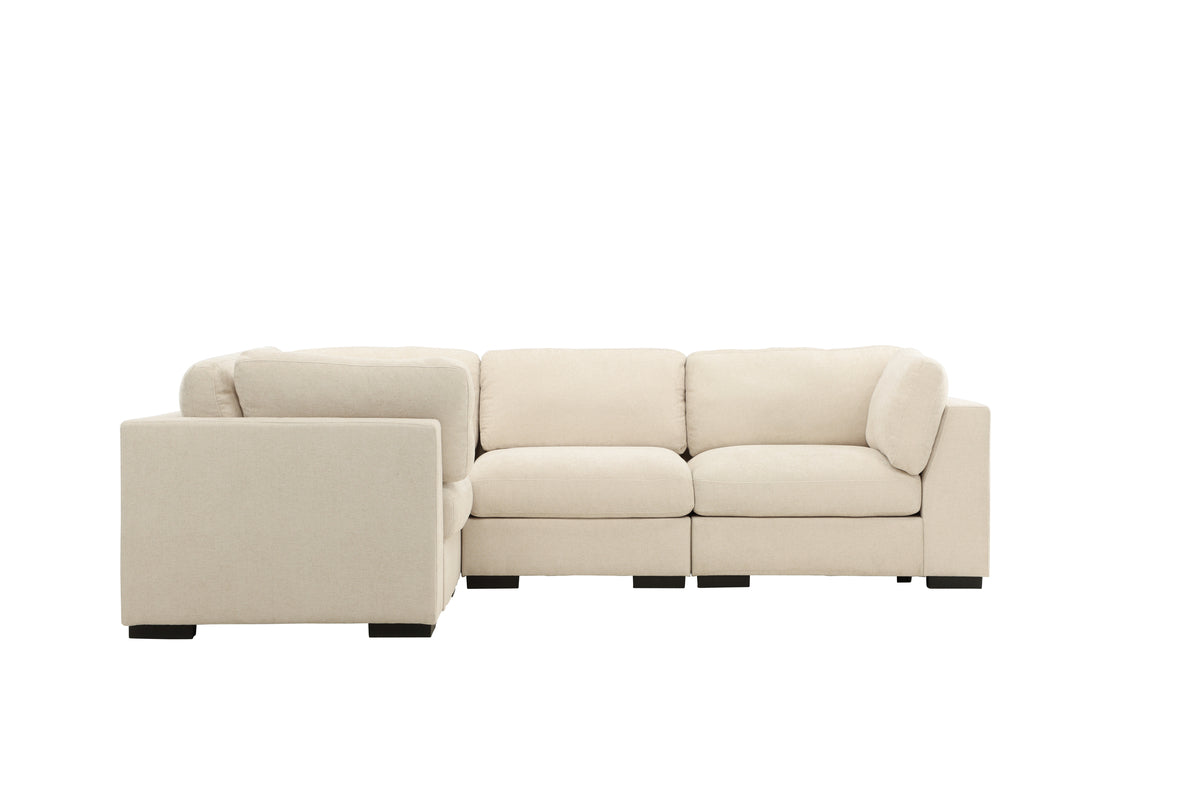 Venture Design Salerno Hörnsoffor Beige + Hörnsoffor Beige + Hörnsoffor Beige + Hörnsoffor Beige