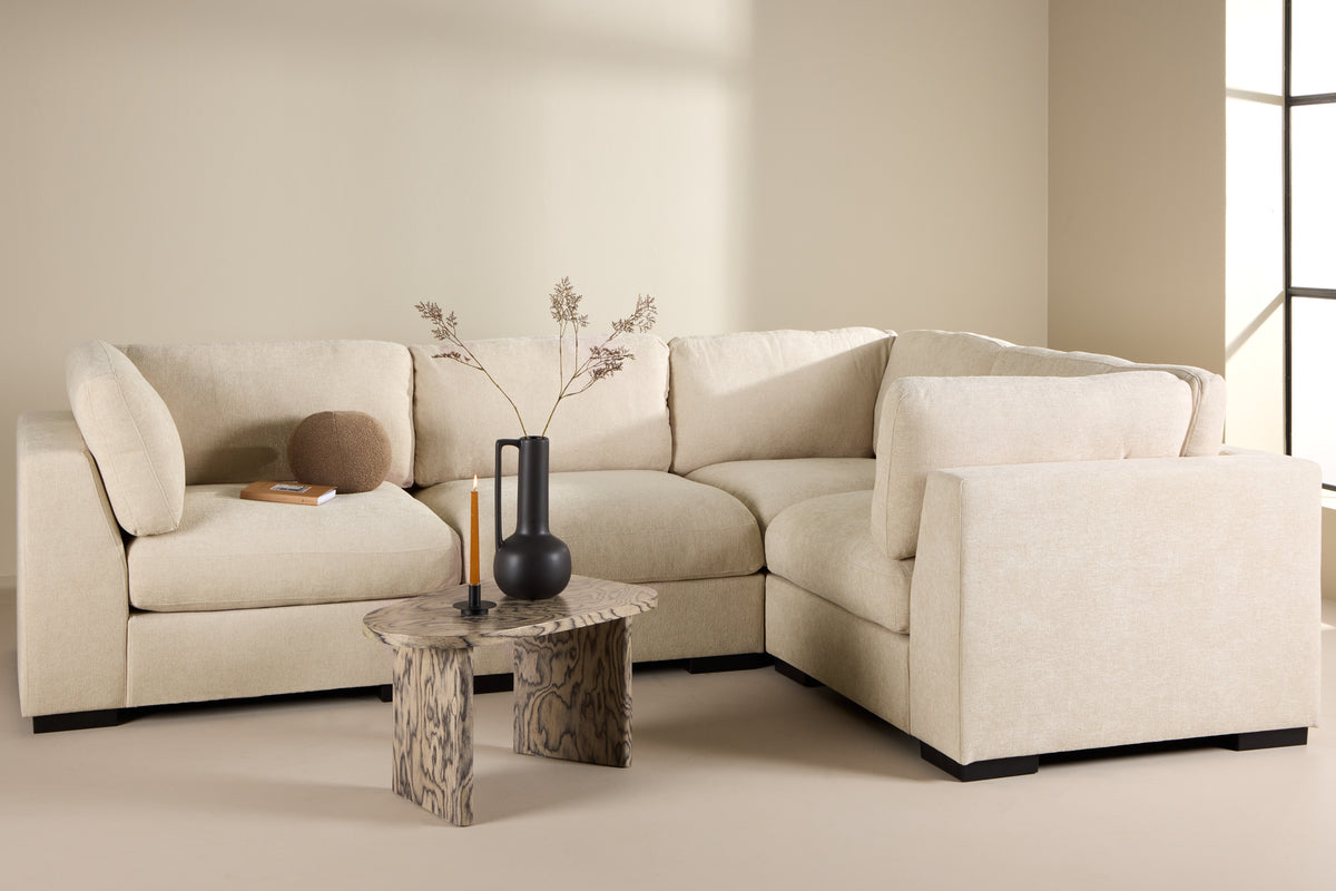 Venture Design Salerno Hörnsoffor Beige + Hörnsoffor Beige + Hörnsoffor Beige + Hörnsoffor Beige