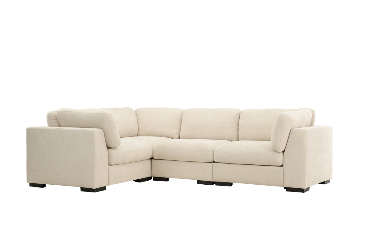 Venture Design Salerno Hörnsoffor Beige + Hörnsoffor Beige + Hörnsoffor Beige + Hörnsoffor Beige