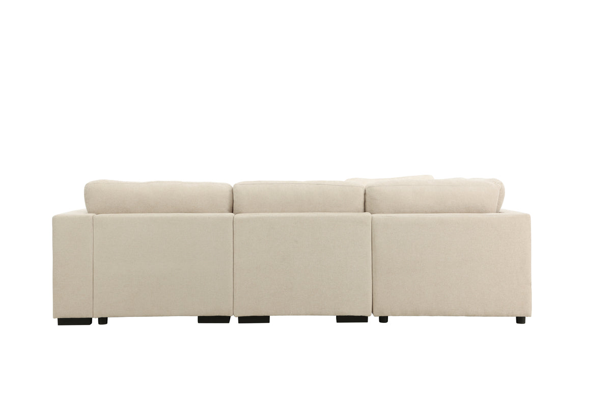 Venture Design Salerno Hörnsoffor Beige + Hörnsoffor Beige + Hörnsoffor Beige + Hörnsoffor Beige