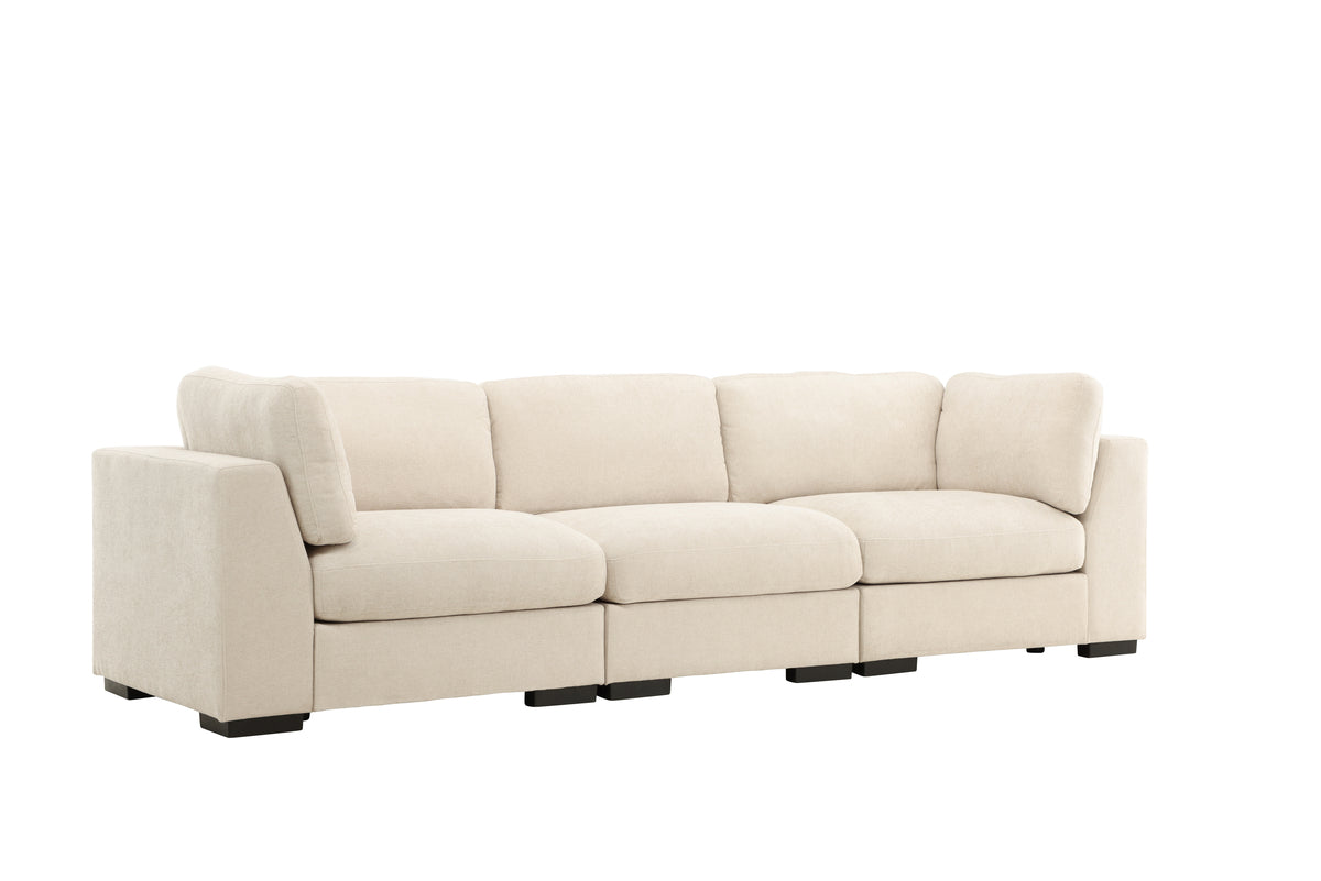 Venture Design Salerno Hörnsoffor Beige + Hörnsoffor Beige + Hörnsoffor Beige