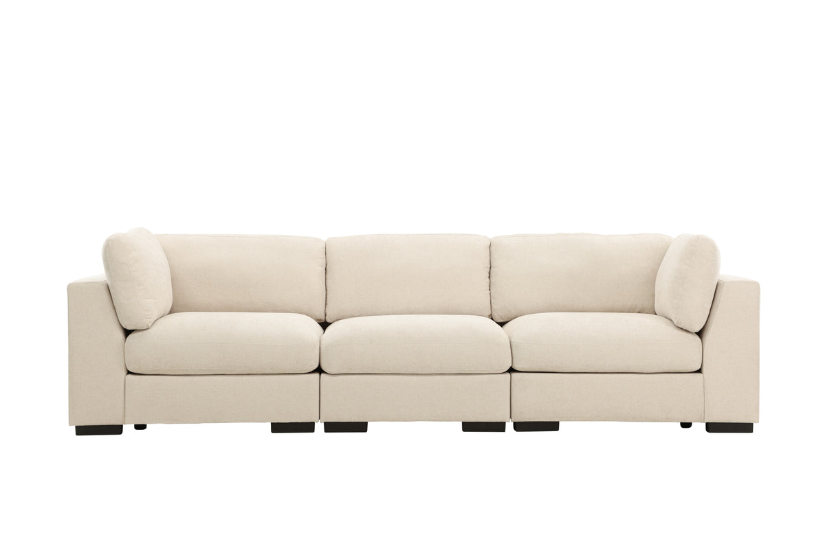 Venture Design Salerno Hörnsoffor Beige + Hörnsoffor Beige + Hörnsoffor Beige