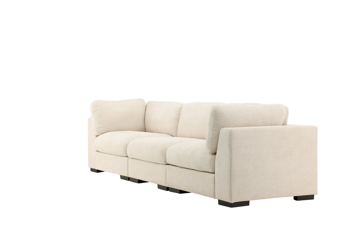 Venture Design Salerno Hörnsoffor Beige + Hörnsoffor Beige + Hörnsoffor Beige