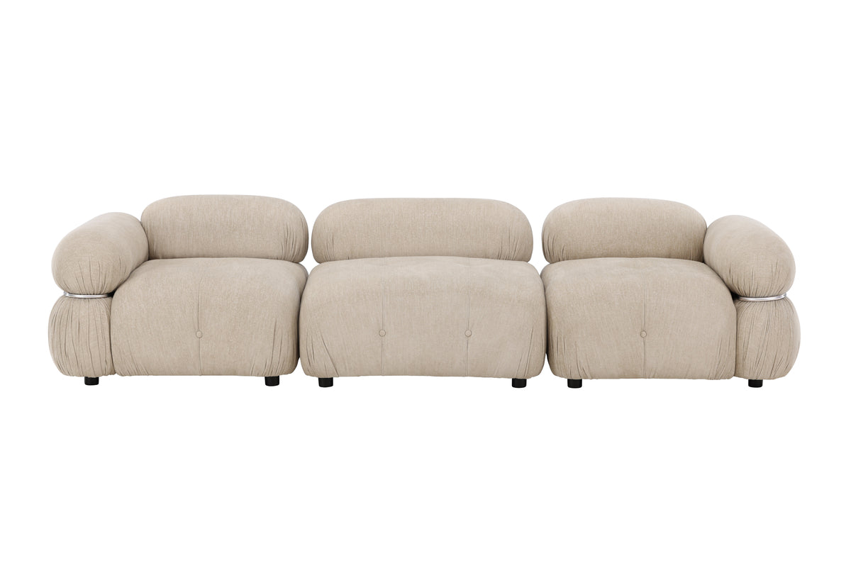 Venture Design Mika Soffmoduler Beige + Soffmoduler Beige + Soffmoduler Beige