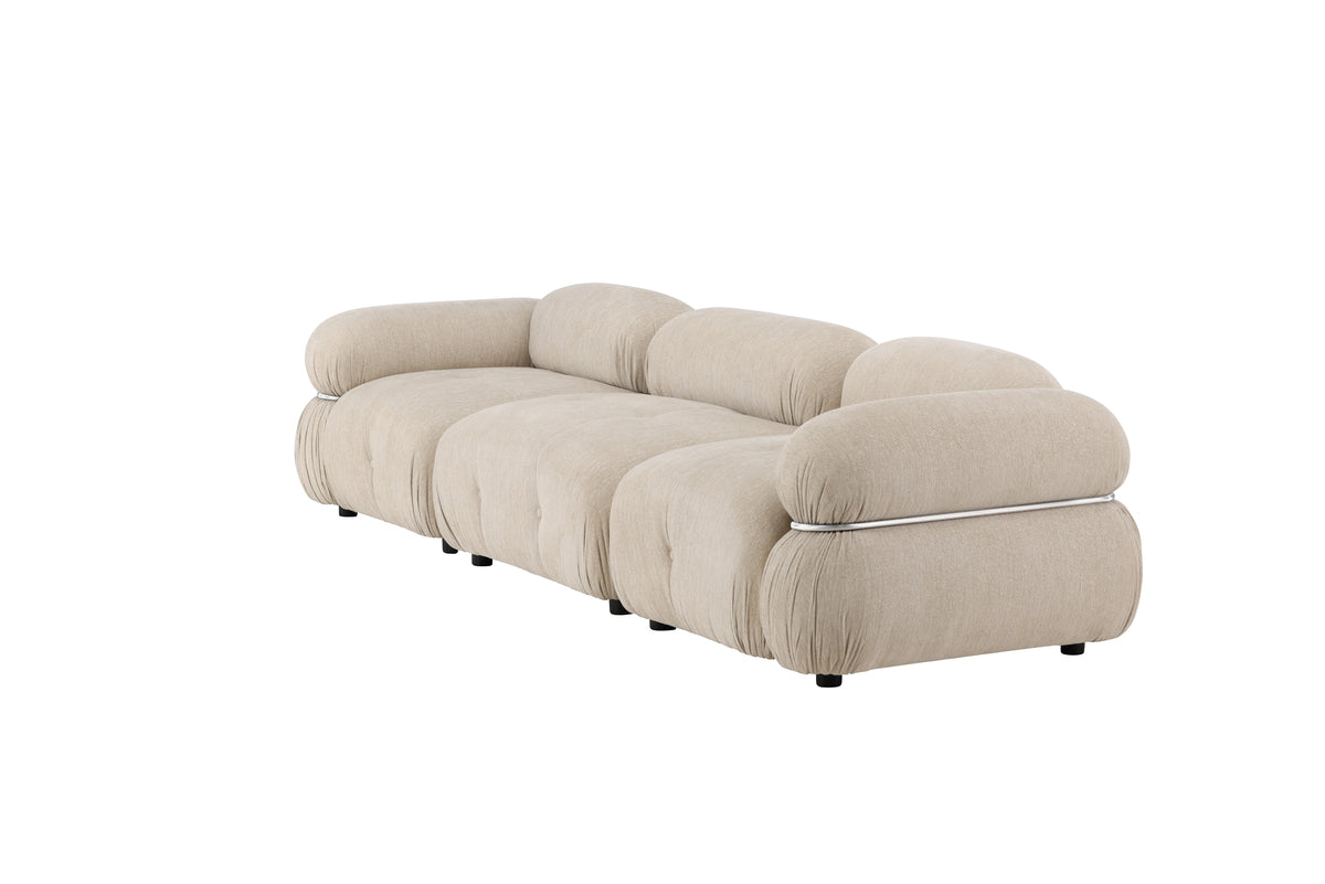 Venture Design Mika Soffmoduler Beige + Soffmoduler Beige + Soffmoduler Beige
