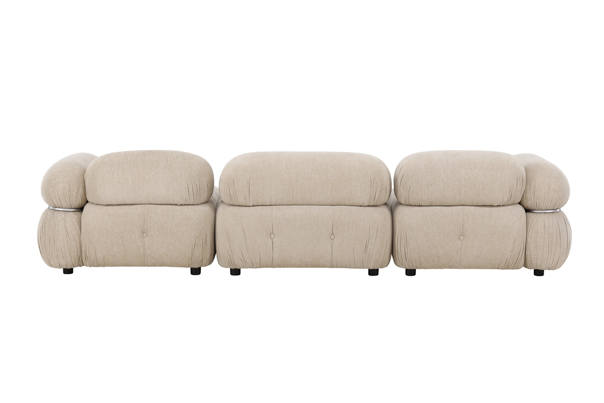 Venture Design Mika Soffmoduler Beige + Soffmoduler Beige + Soffmoduler Beige