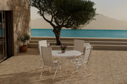 Venture Design Levanzo & Giardini Positionsstolar 2-pack Beige + Runda Matbord Ø120 Beige