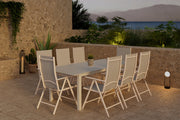 Venture Design Break & Levels Matstolar 2-pack Beige + Rektangulära Matbord 229 × 100 Beige