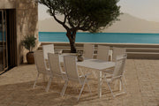 Venture Design Levanzo & Levels Positionsstolar 2-pack Beige + Rektangulära Matbord 229 × 100 Beige