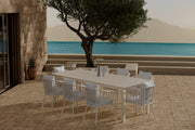 Venture Design Levels & Linos Rektangulära Matbord 229 × 100 Beige + Matstolar 2-pack Vit