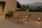 Venture Design Kenya Positionsstolar Natur + Cafebord 70 x 70 x 75 Natur