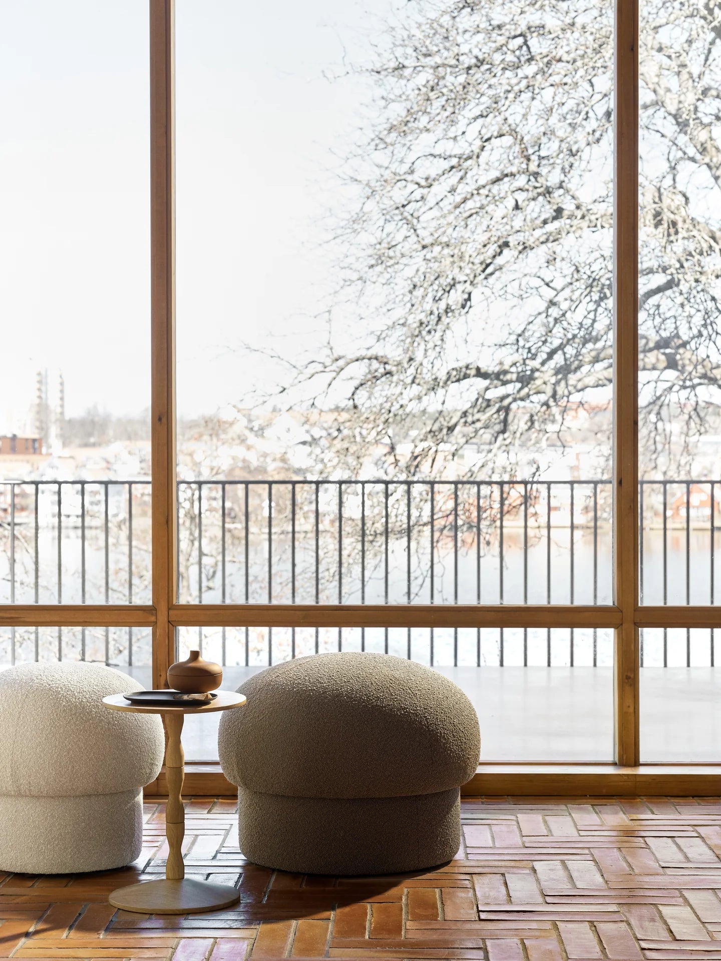 Design House Stockholm, Uno Puff, Brun, Mellan, Claesson, Koivisto, Rune