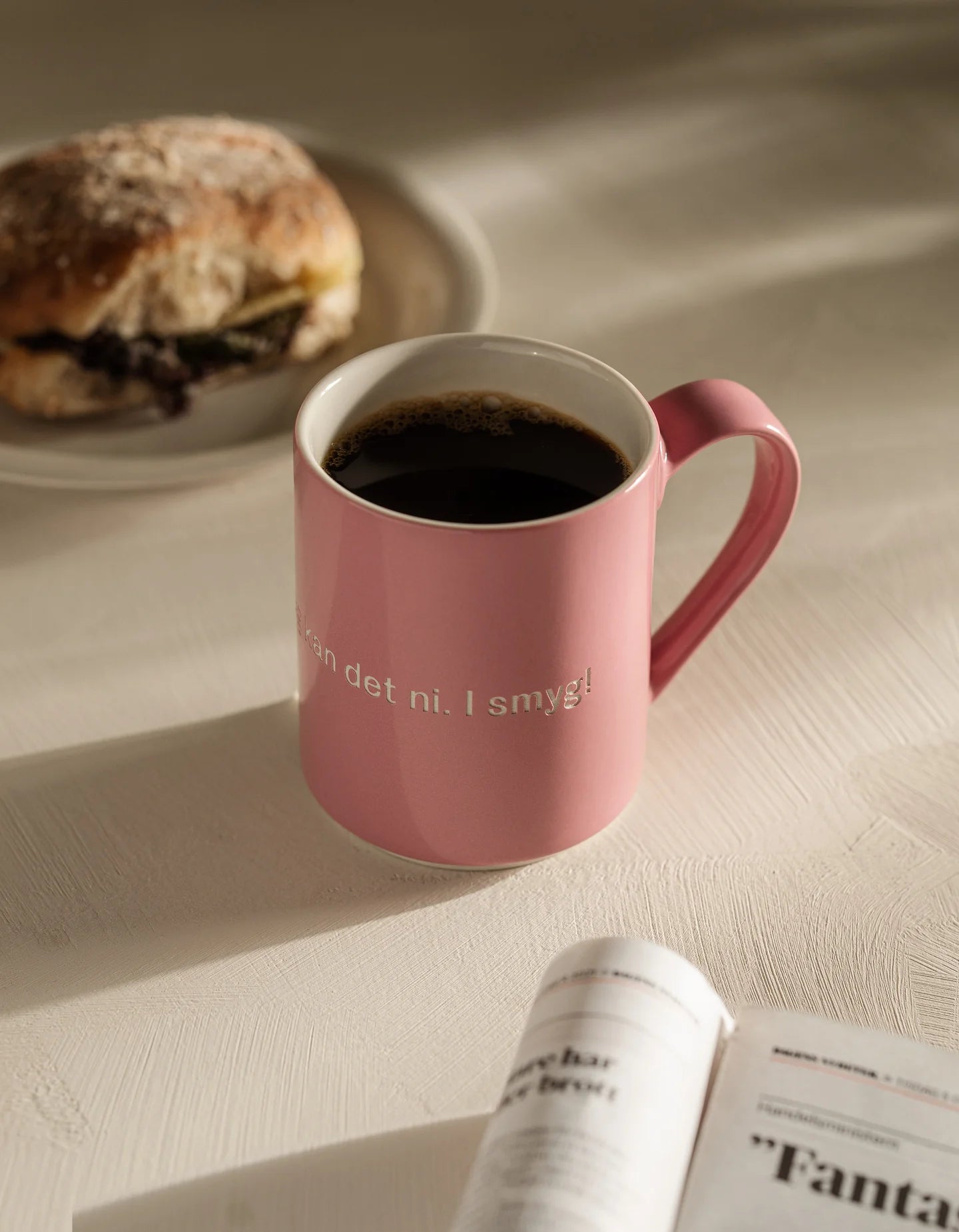 Design House Stockholm, Astrid lindgren, Mugg, 4-pack, “Tänk för att jag kan det ni. I smyg!”