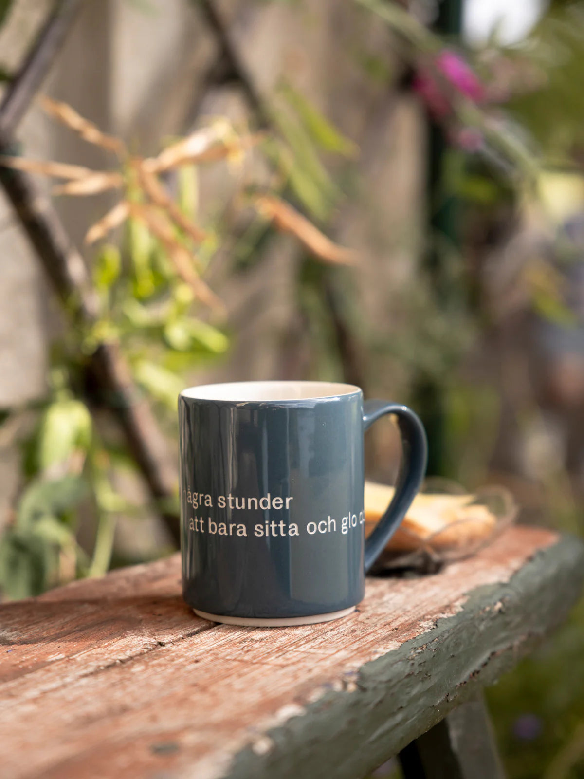 Design House Stockholm, Astrid lindgren, Mugg, 4-pack, “Och så ska man ju ha några stunder att bara sitta och glo också!”