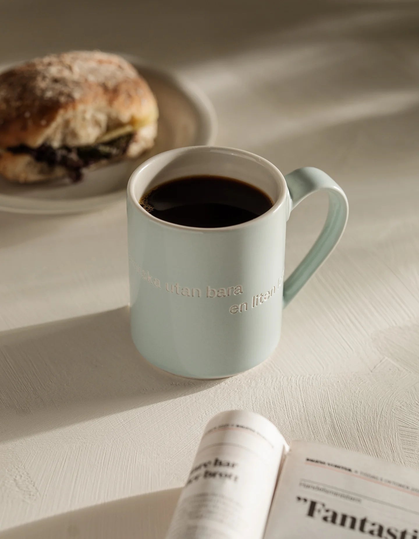 Design House Stockholm, Astrid lindgren, Mugg, 4-pack, “Annars är man ingen människa utan bara en liten lort.”